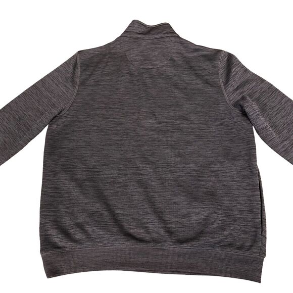 Callaway Golf Quarter Zip Men's Small Gray Space Dye Long Sleeve Mock Neck - Picture 14 of 16